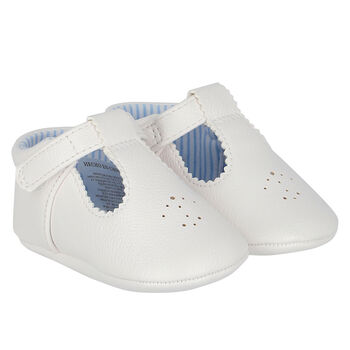 White Pre Walker Baby Shoes