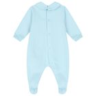 Blue Teddy Bear Logo Babygrow Gift Set, 3, hi-res