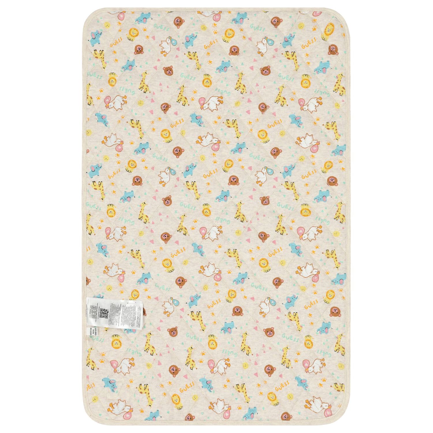 Beige Logo Baby Changing Bag, 1, hi-res