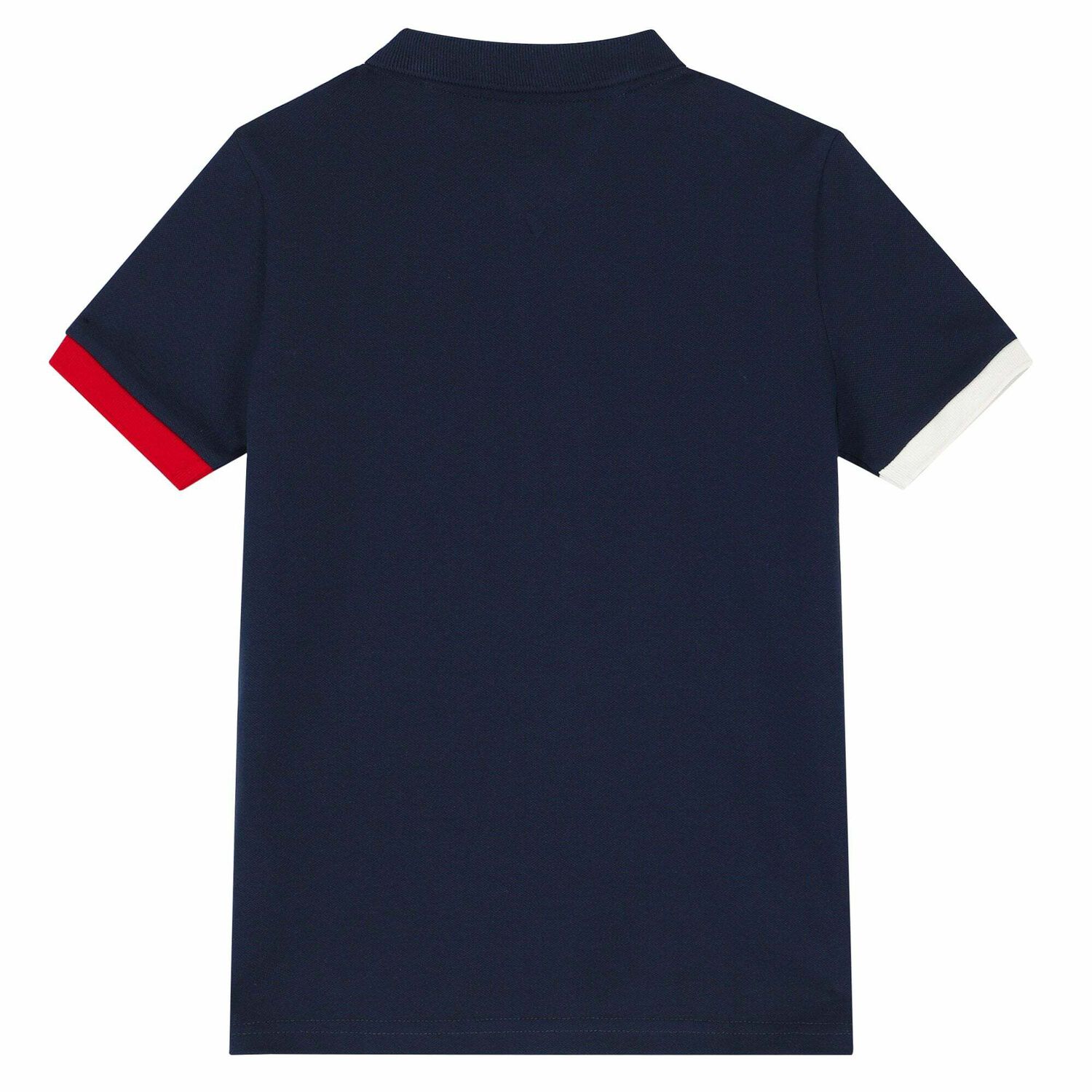 Boys Navy Blue Logo Polo Shirt, 2, hi-res