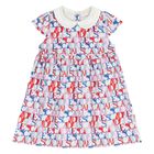 Younger Girls Multi-Coloured Logo Dress, 1, hi-res