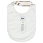 White & Beige Logo Bibs ( 3-Pack ), 1, hi-res