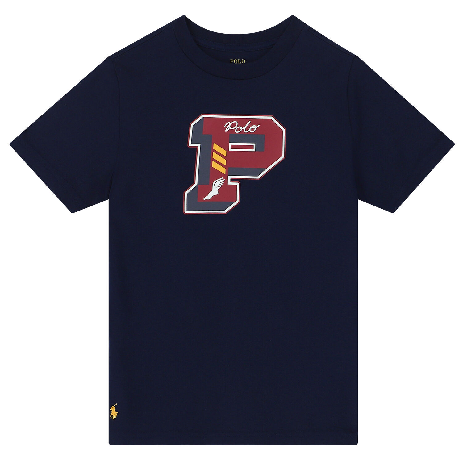 Boys Navy Logo T-Shirt, 1, hi-res image number null