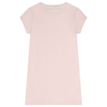 Girls Pink Choupette T-Shirt Dress