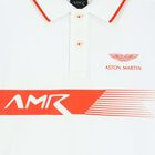 Boys White Aston Martin Polo Shirt, 1, hi-res