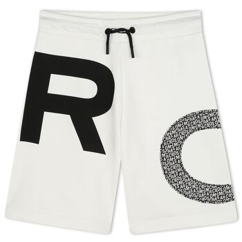 Boys Ivory Logo Shorts