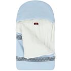 Baby Boys Blue & White Logo Baby Set, 1, hi-res