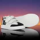 White & Black Logo Trainers, 1, hi-res
