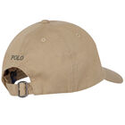 Boys Beige Polo Bear Cap, 1, hi-res