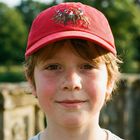 Boys Red Logo Cap, 1, hi-res