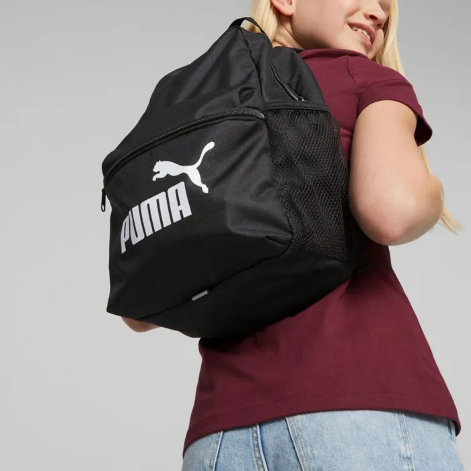 Black Logo Backpack, 1, hi-res image number null