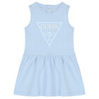 Baby Girls Purple Logo Dress Set, 3, hi-res