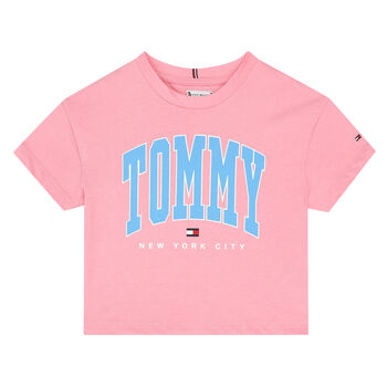 Girls Pink Logo T-Shirt