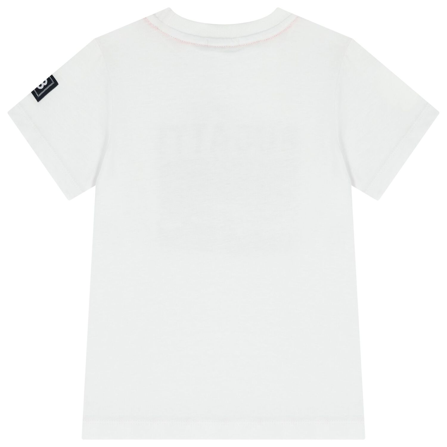 Boys White Logo T-Shirt, 3, hi-res