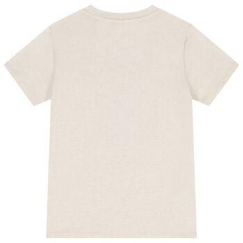 Boys Beige Lion & Tiger T-Shirt