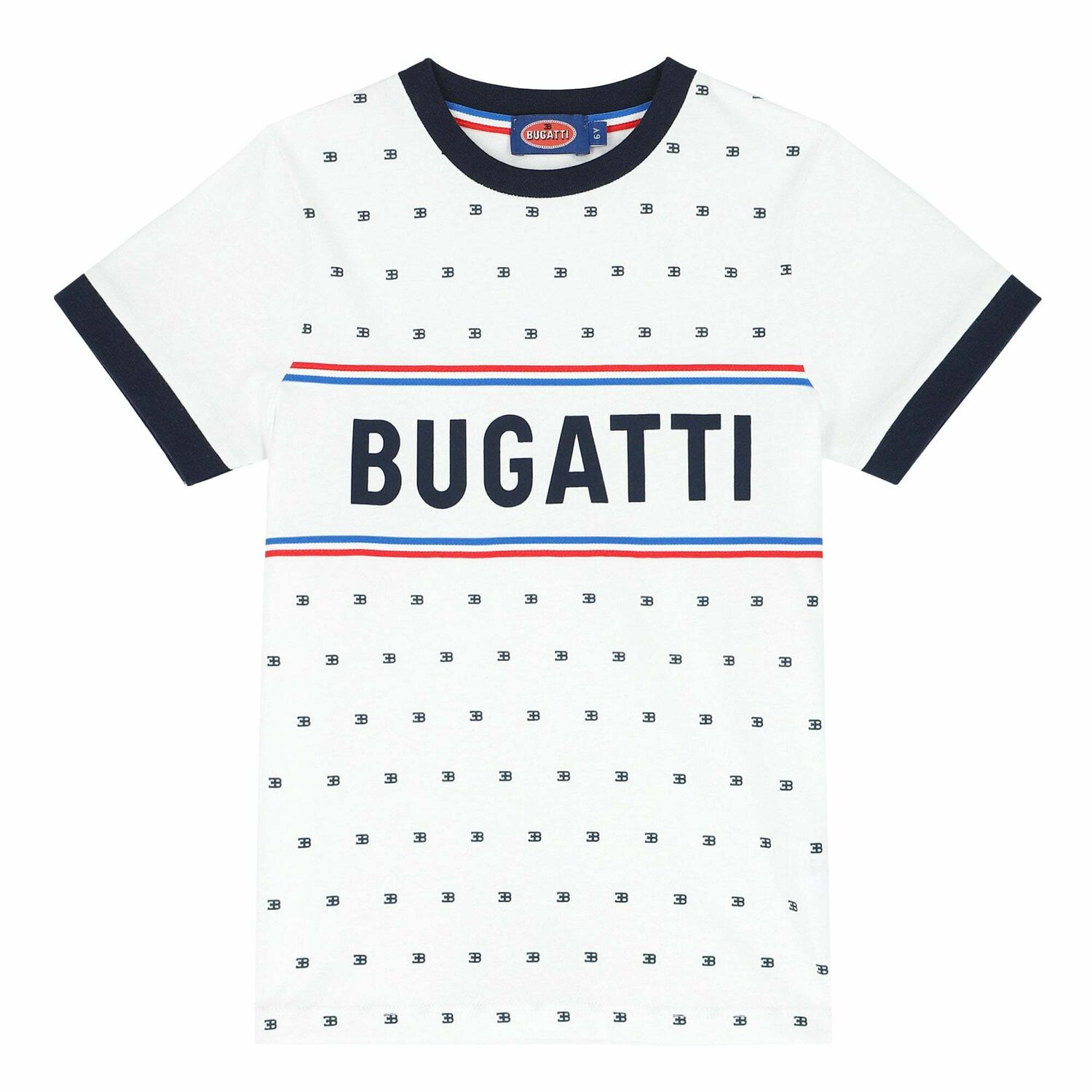 Boys White Logo T-Shirt, 1, hi-res image number null