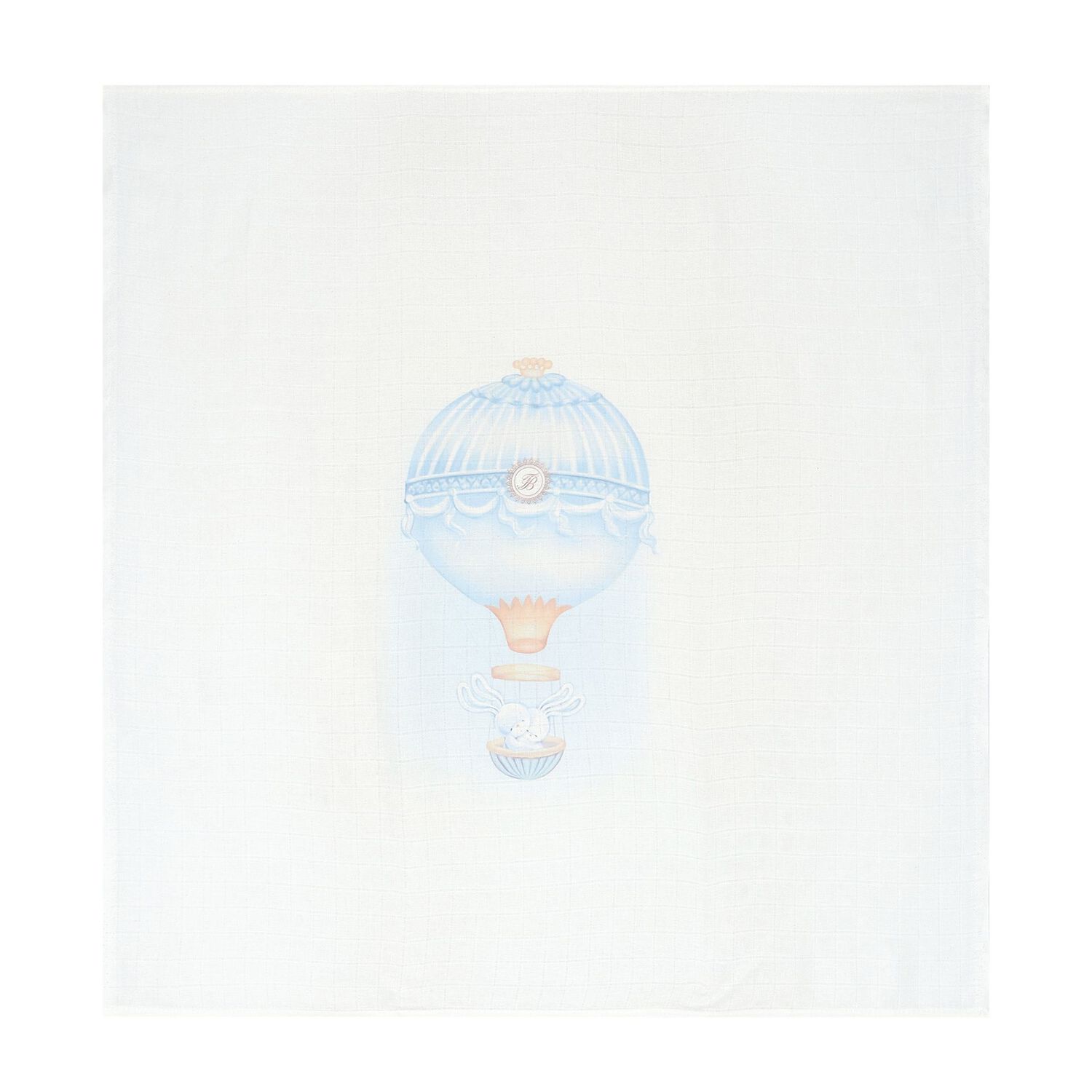 Baby Boys White, Beige & Blue Muslin Swaddles (3-Pack), 8, hi-res image number null