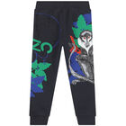 Boys Grey Logo Joggers, 1, hi-res