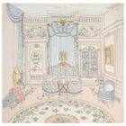 Baby Girls Pink French Bedroom Carr&eacute; Swaddle & Bib Gift Set, 1, hi-res