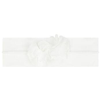 Baby Girls Ivory Flower Headband