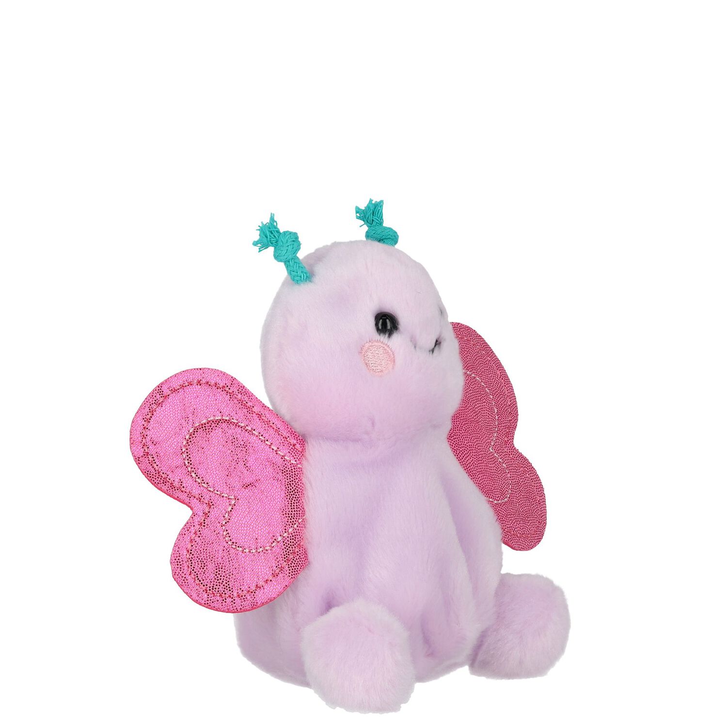 Girls Pink Palm Pals Petunia Butterfly Soft Toy ( 13CM ), 1, hi-res