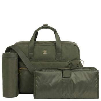 Olive Green Logo Baby Changing Bag