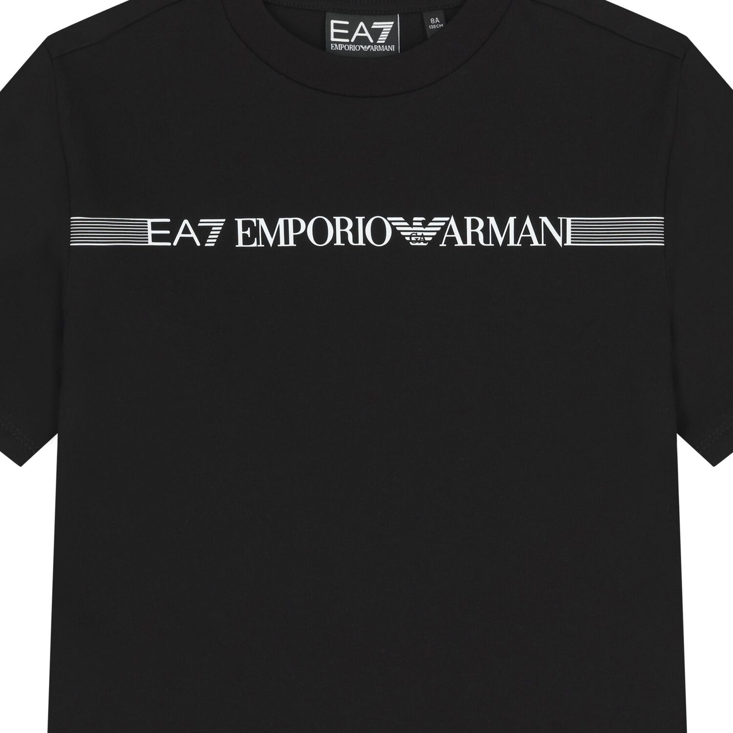 Boys Black Logo T-Shirt, 3, hi-res