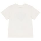 Boys White Logo T-Shirt, 1, hi-res