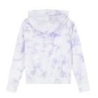 Girls Purple Tie Dye Logo Hooded Top, 1, hi-res