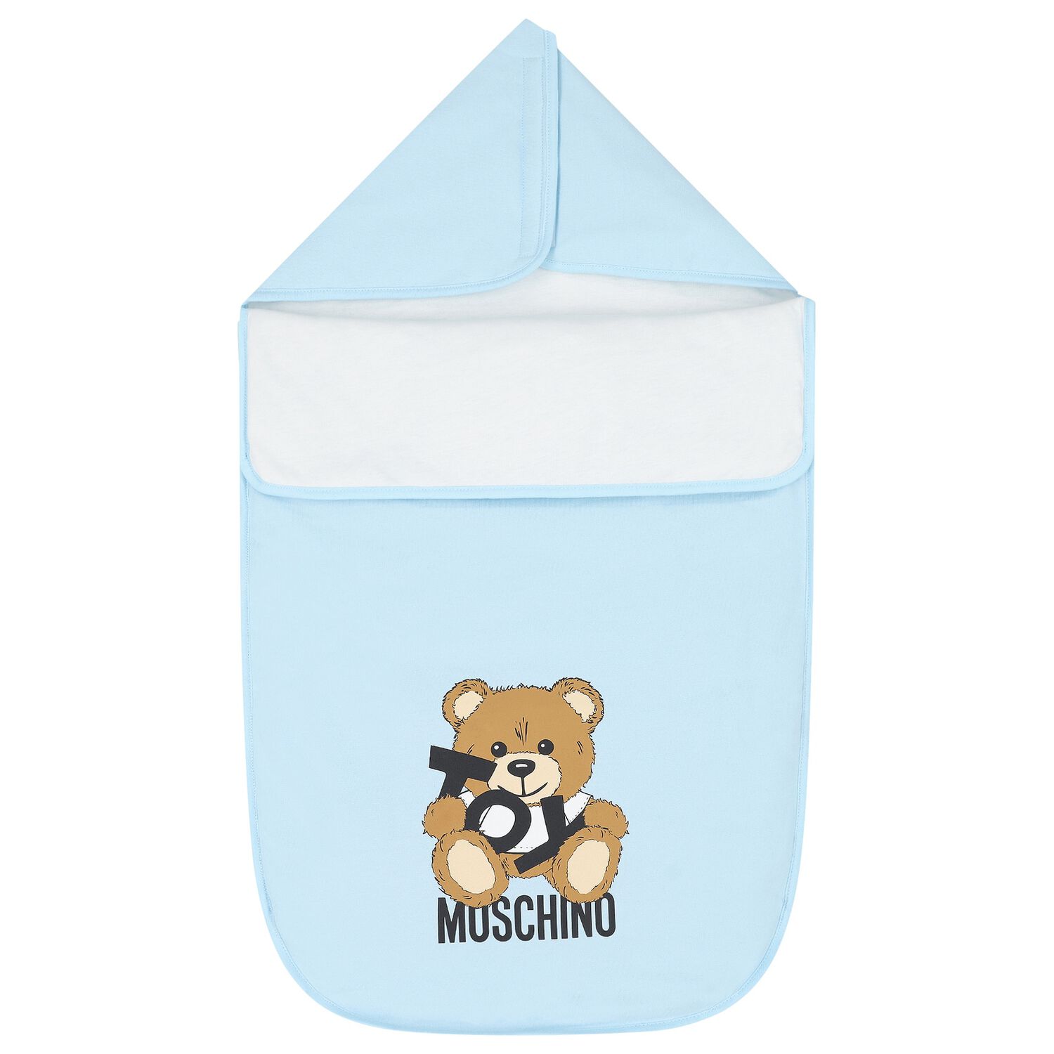 Blue Teddy Bear Logo Baby Nest, 2, hi-res