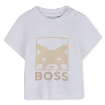 Baby Boys White Logo T-Shirt
