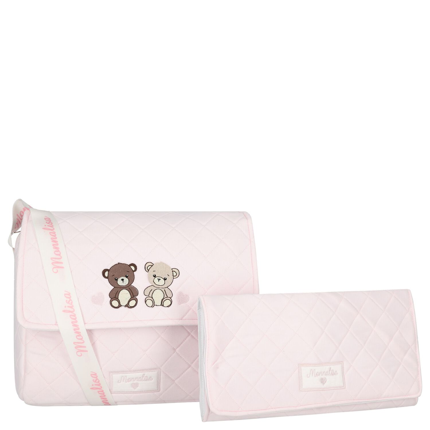 Pink Teddy Bear Logo Baby Changing, 1, hi-res image number null