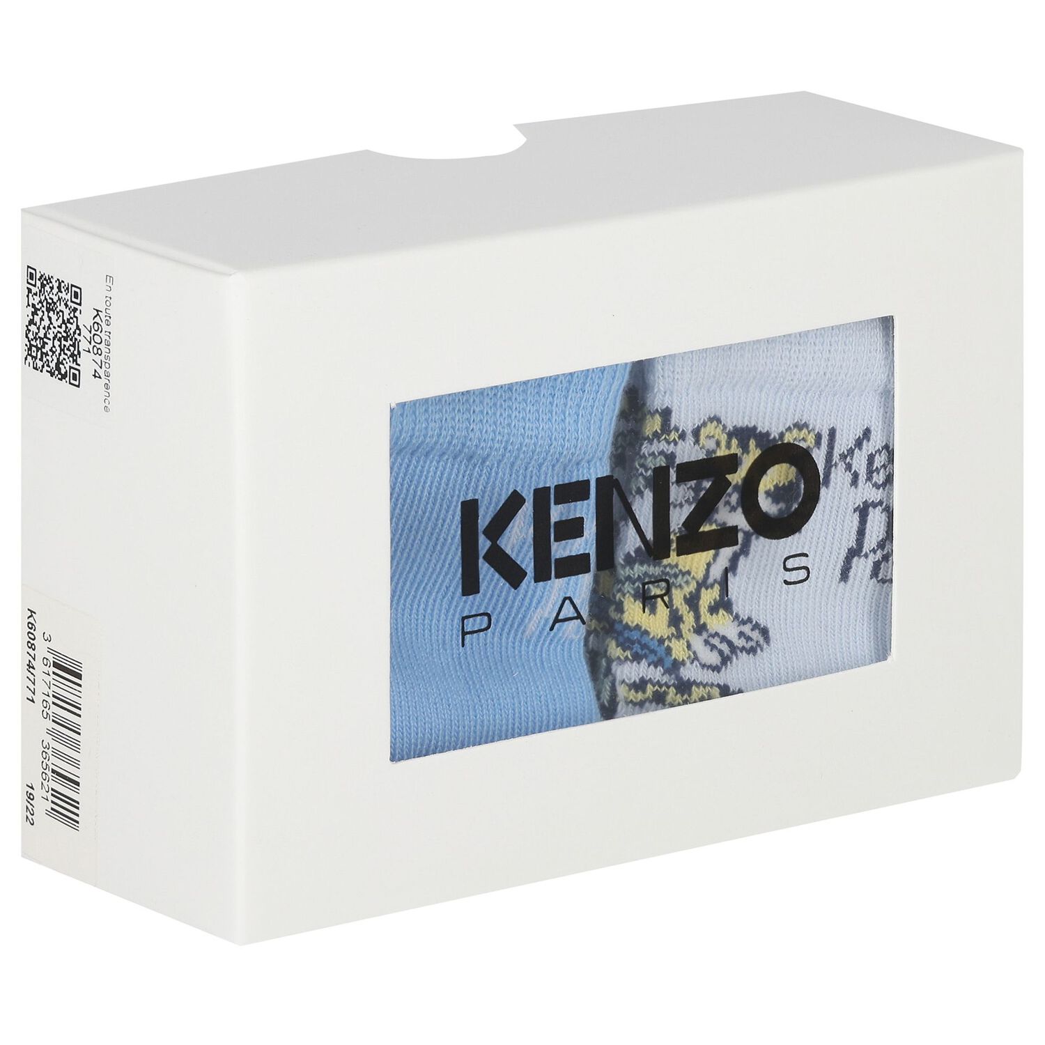 Blue & Grey Logo Baby Socks ( 2-Pack ), 2, hi-res