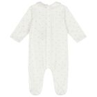 Baby Boys White & Blue Babygrows ( 2-Pack ), 1, hi-res