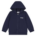 Younger Navy Blue Teddy Bear Logo Tracksuit, 2, hi-res