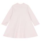 Younger Girls Pink Logo Polo Dress, 1, hi-res