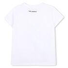 Mini Me Girls White Logo T-Shirt, 1, hi-res