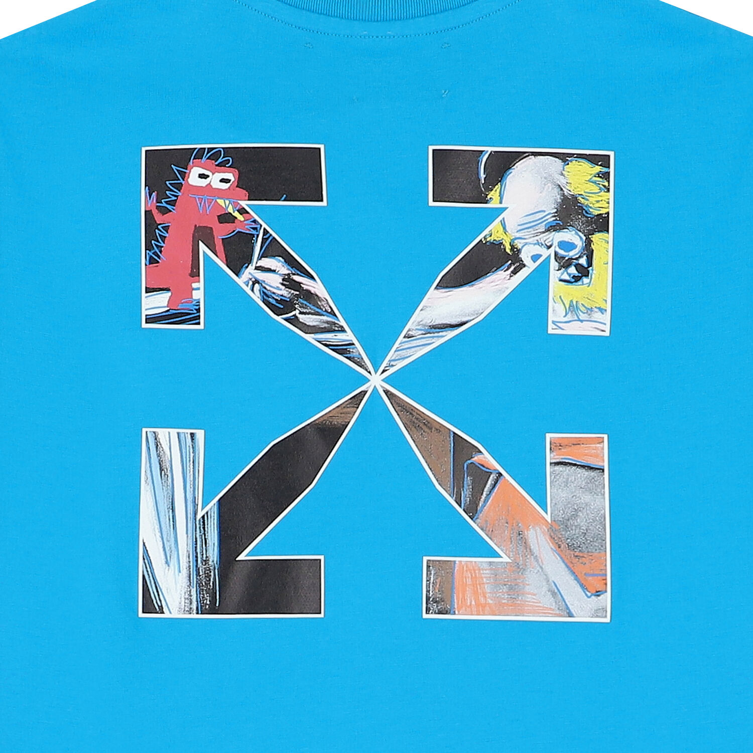 Blue Monster Arrow Logo T-Shirt, 4, hi-res