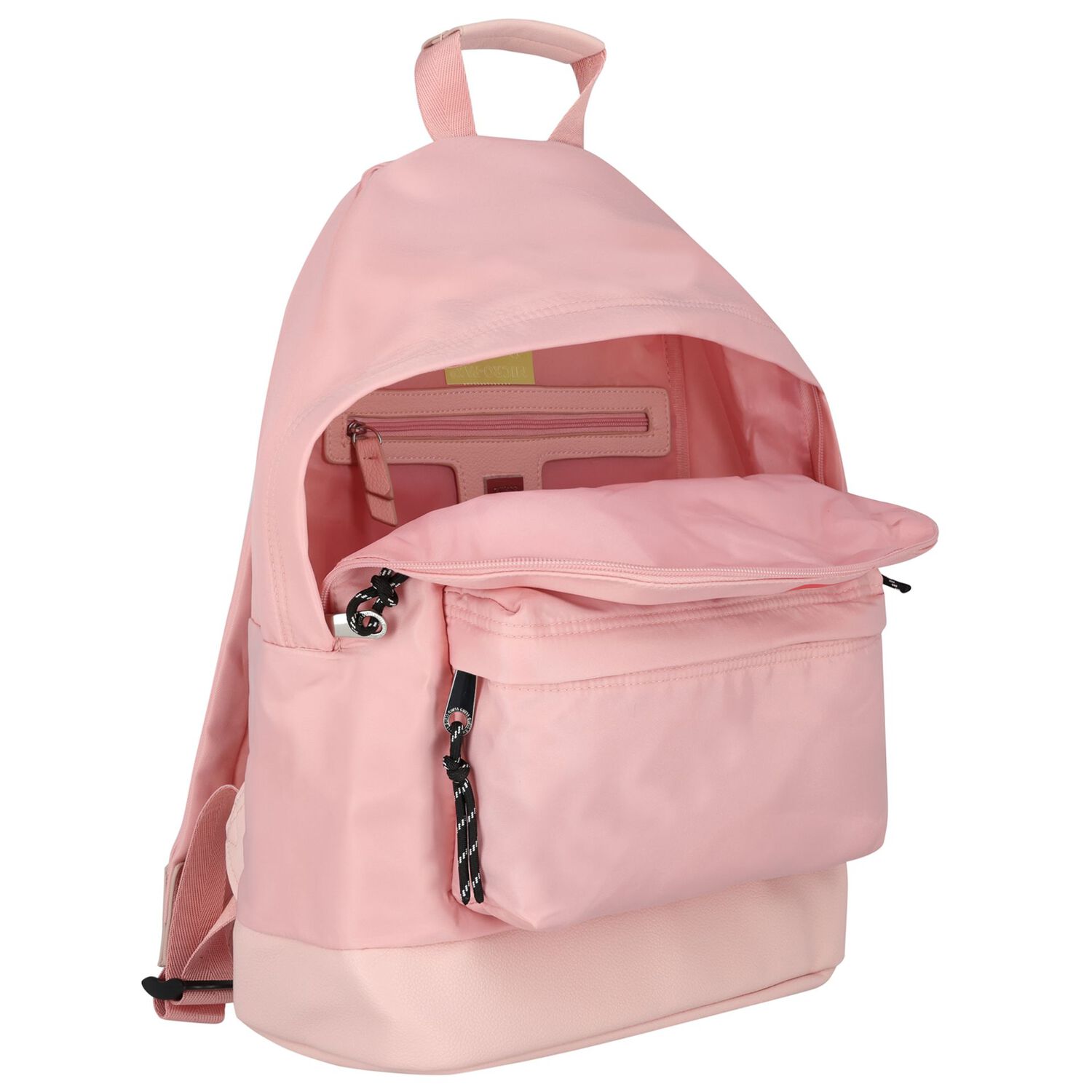 Girls Pink Logo Backpack, 1, hi-res