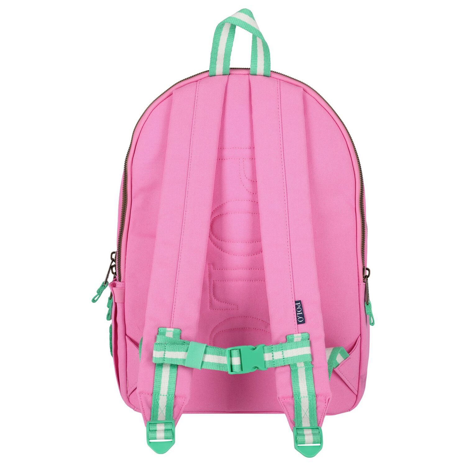 Girls Pink Logo Varsity Backpack ( 44cm ), 1, hi-res