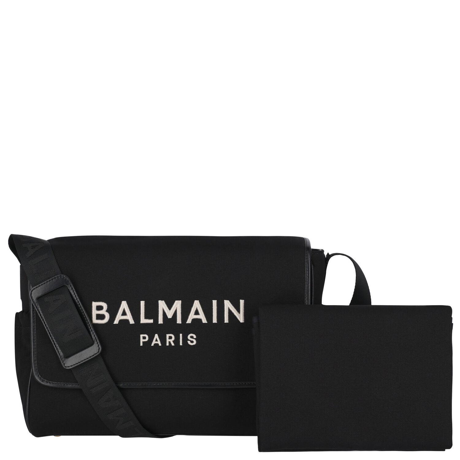 Black & White Logo Baby Changing Bag, 1, hi-res