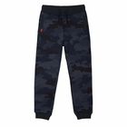 Boys Navy Blue Camo Joggers, 2, hi-res