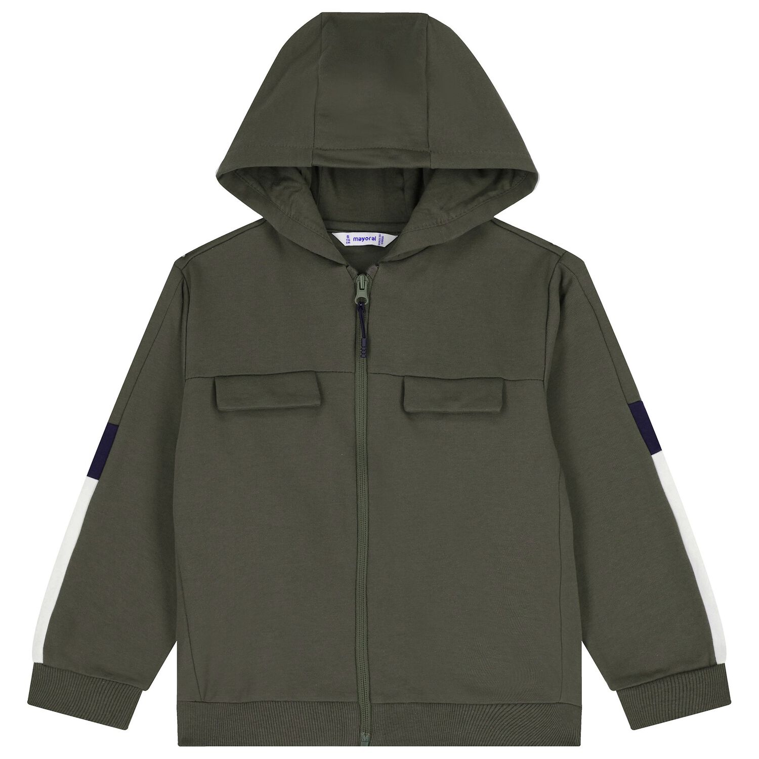 Boys Green & White Tracksuit Set (3 Piece), 2, hi-res