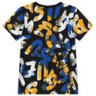 Boys Black Logo T-Shirt, 1, hi-res