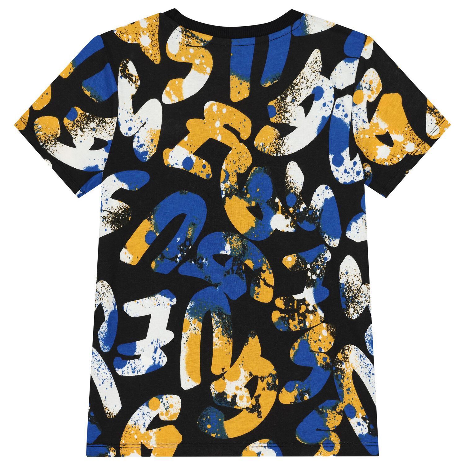 Boys Black Logo T-Shirt, 1, hi-res image number null