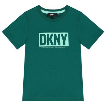 Boys Green Logo T-Shirt