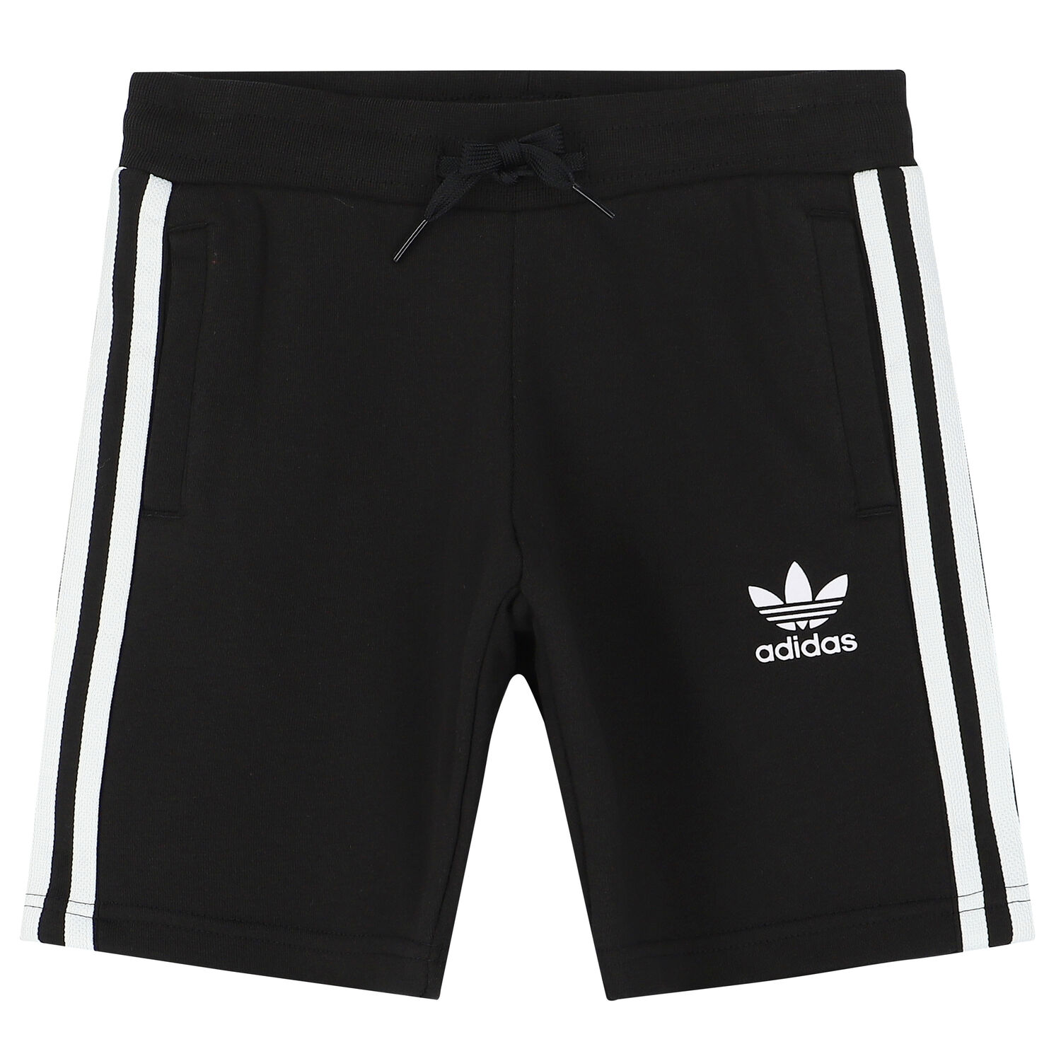 Black Logo Shorts, 1, hi-res