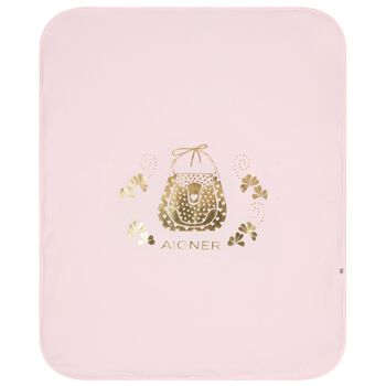 Baby Girls Pink Logo Bag Nest