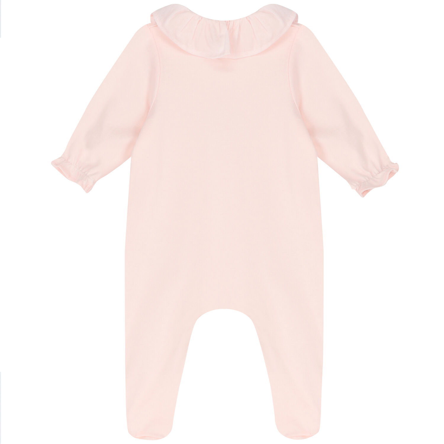 Baby Girls Pink Floral Babygrow, 1, hi-res