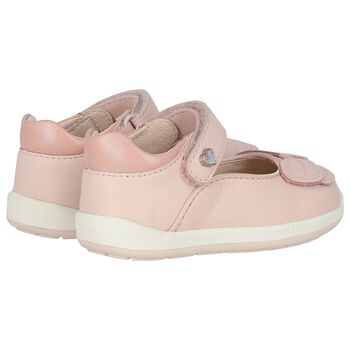 Baby Girls Pink First Steps Shoes